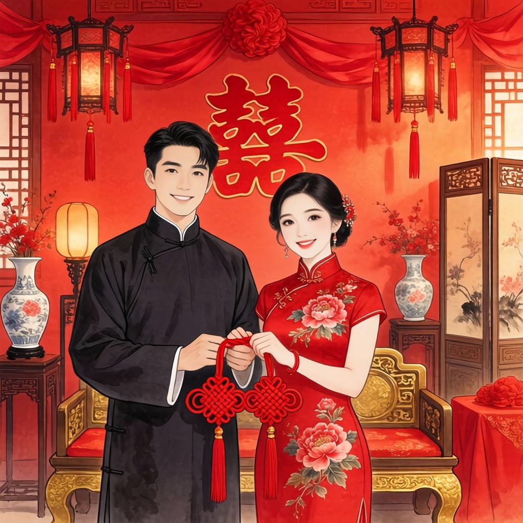 双 喜 结第一张图