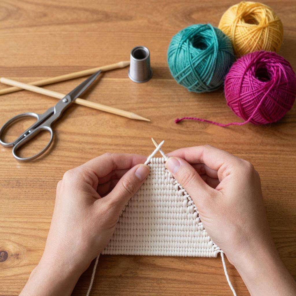 基本编织常用针法－双边的编织第一张图