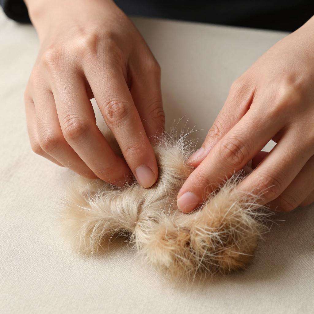 真假驼毛鉴别第一张图