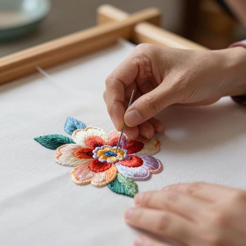 基本花型针法－针法及针位图示第一张图