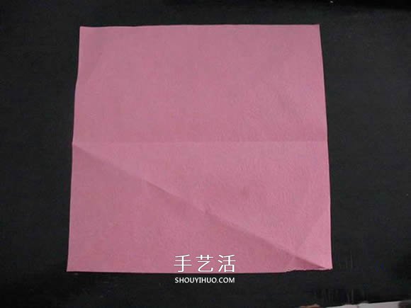 赠送初恋的小礼物!折纸蔷薇戒指的折法图解