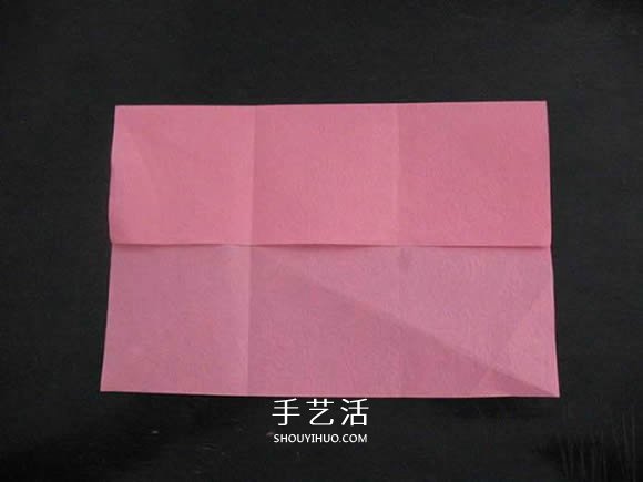 赠送初恋的小礼物!折纸蔷薇戒指的折法图解