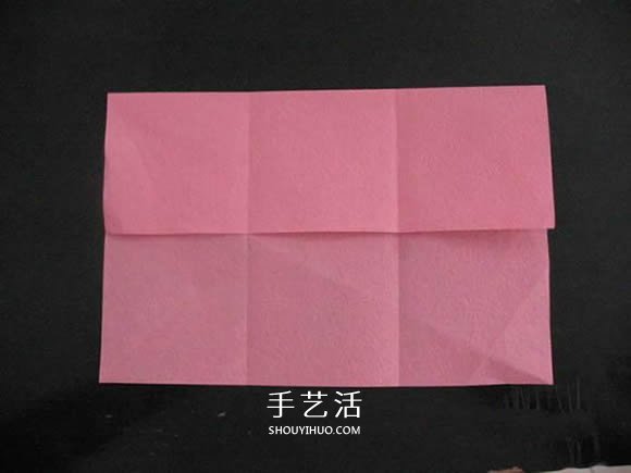 赠送初恋的小礼物!折纸蔷薇戒指的折法图解