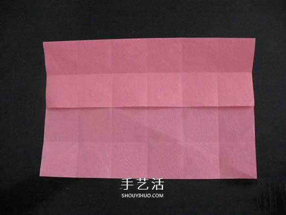 赠送初恋的小礼物!折纸蔷薇戒指的折法图解