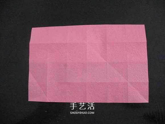 赠送初恋的小礼物!折纸蔷薇戒指的折法图解