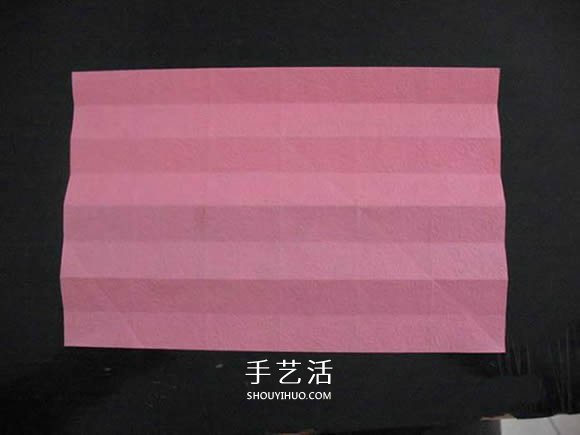 赠送初恋的小礼物!折纸蔷薇戒指的折法图解