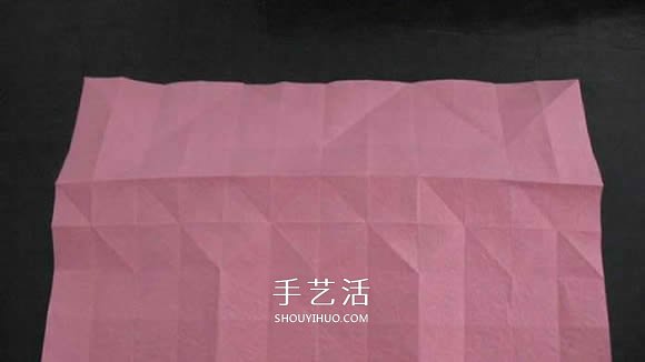 赠送初恋的小礼物!折纸蔷薇戒指的折法图解