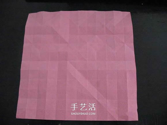 赠送初恋的小礼物!折纸蔷薇戒指的折法图解