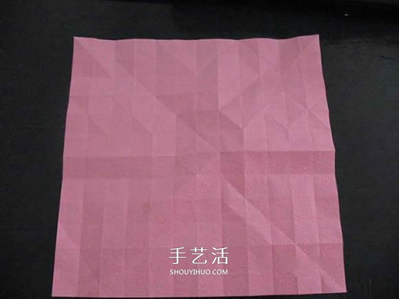 赠送初恋的小礼物!折纸蔷薇戒指的折法图解