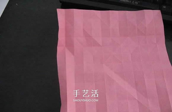 赠送初恋的小礼物!折纸蔷薇戒指的折法图解