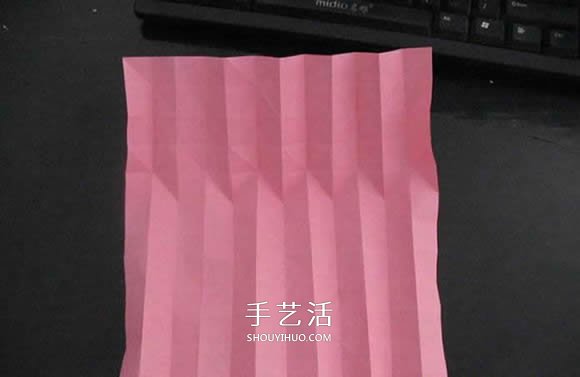 赠送初恋的小礼物!折纸蔷薇戒指的折法图解