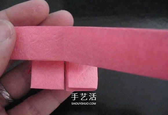 赠送初恋的小礼物!折纸蔷薇戒指的折法图解