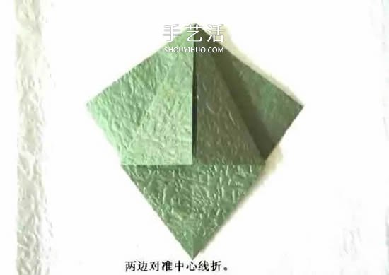 折纸花朵不可少!简单花萼的折纸方法图解