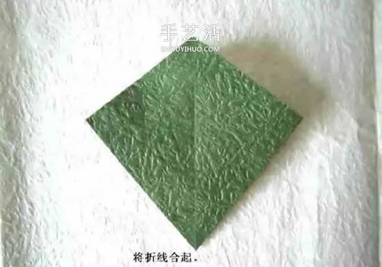 折纸花朵不可少!简单花萼的折纸方法图解