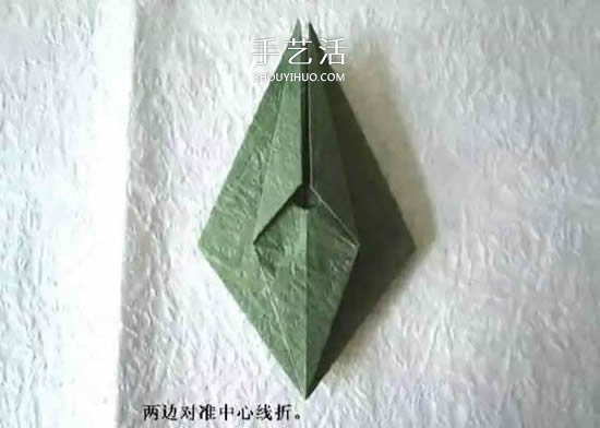 折纸花朵不可少!简单花萼的折纸方法图解