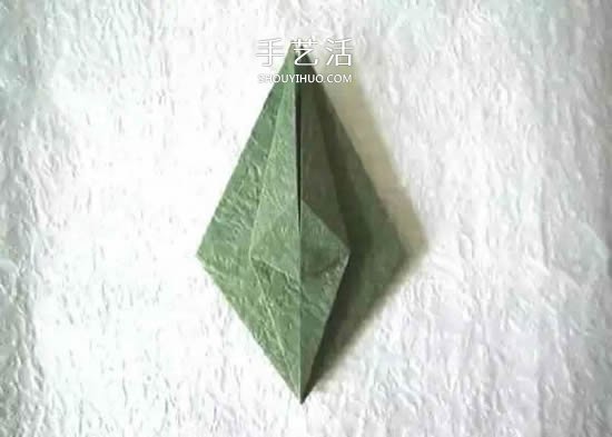 折纸花朵不可少!简单花萼的折纸方法图解