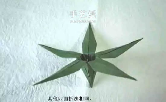 折纸花朵不可少!简单花萼的折纸方法图解