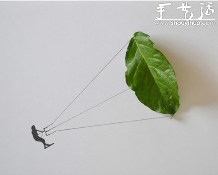 创意手工DIY：叶子上的幸福生活