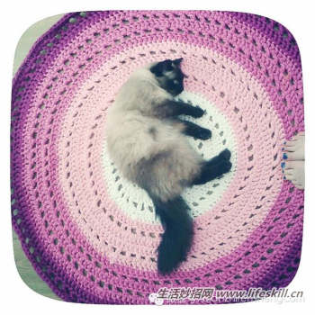 华丽曼荼罗地毯钩针教程