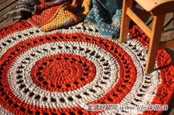 华丽曼荼罗地毯钩针教程