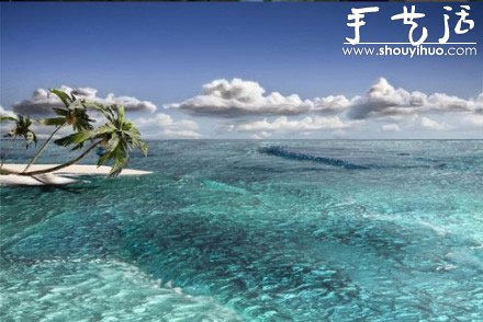 手工制作的超逼真自然景观