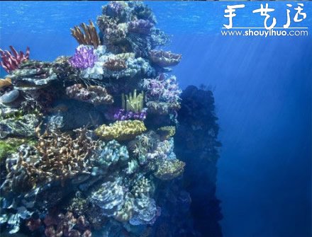 手工制作的超逼真自然景观