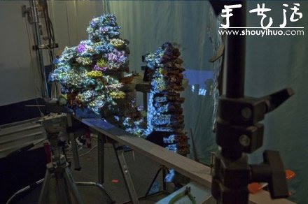 手工制作的超逼真自然景观