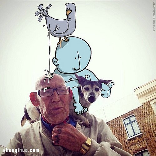 简单手绘让生活的一角变得幽默并具有艺术感