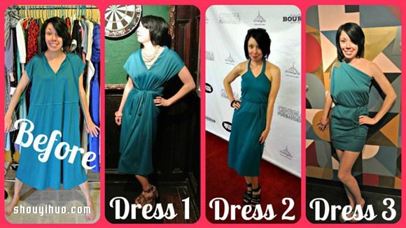 时尚达人的魔术:肥大旧衣服改造时尚新衣