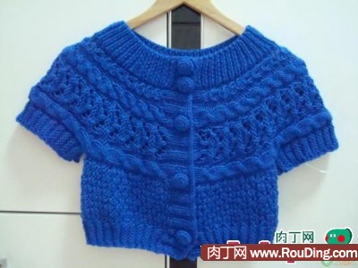 韩版小背心棒针编织