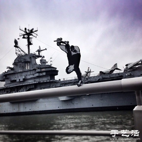 木板+涂鸦 创意DIY街头立体涂鸦艺术