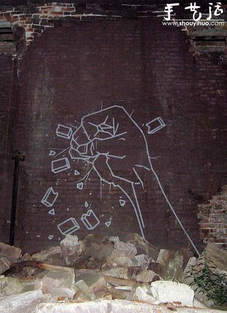 纸胶带的创意涂鸦作品