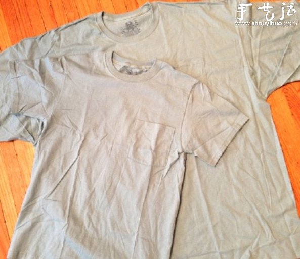 T恤旧物改造DIYT恤裙的教程