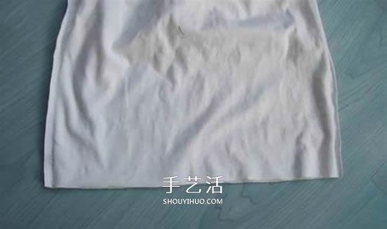 旧衣改造:男款T恤改造儿童坎肩背心套装