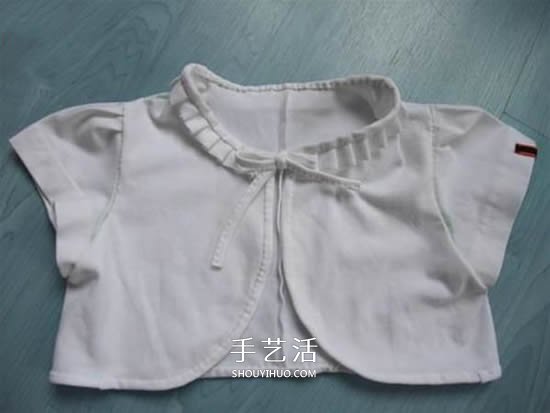 旧衣改造:男款T恤改造儿童坎肩背心套装