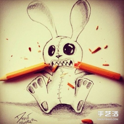 创意3D立体画作品图片 “跃然纸上”的画作