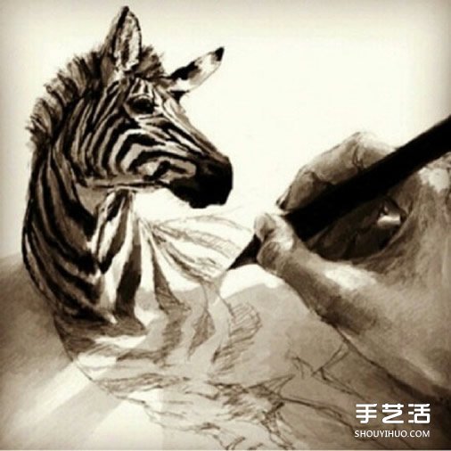 创意3D立体画作品图片 “跃然纸上”的画作