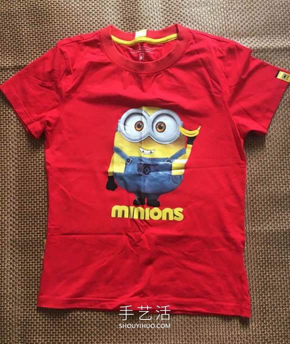 旧T恤改造带流苏性感背心的做法教程