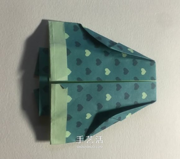 手工折纸西服的折法图解教程 简单又漂亮!