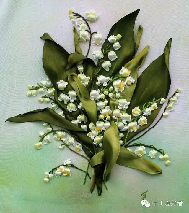 在织布上种花，美轮美奂丝带绣