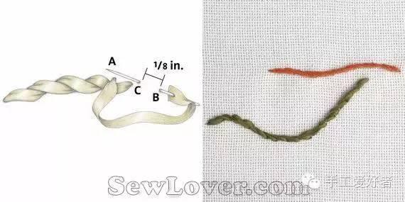 在织布上种花，美轮美奂丝带绣