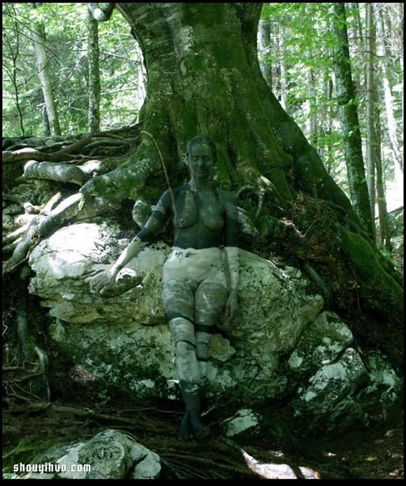 Johannes Stötter 奇幻人体彩绘作品欣赏