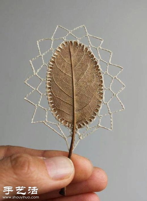 枯叶+创意+DIY 手工制作精妙工艺品