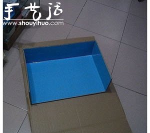 硬纸板DIY手工制作鞋柜的教程