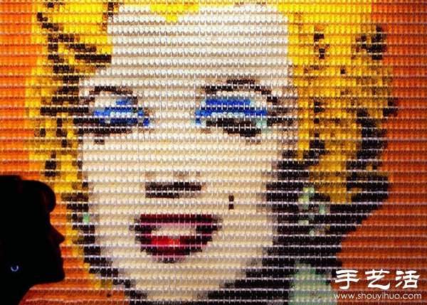 小熊软糖填塞DIY创作精美艺术作品