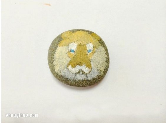 石头画老虎的画法详细步骤图解教程