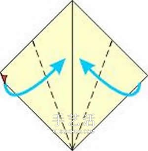 圣诞靴的折纸方法图解 幼儿折圣诞靴的教程