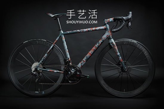 超精致手绘东洋风格自行车Scalatore Samurai！