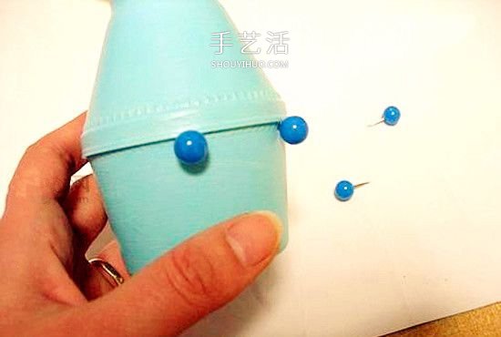 塑料瓶手工制作卡通小猪存钱罐