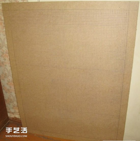 图钉画制作教程:他用一个月钉出女友肖像画